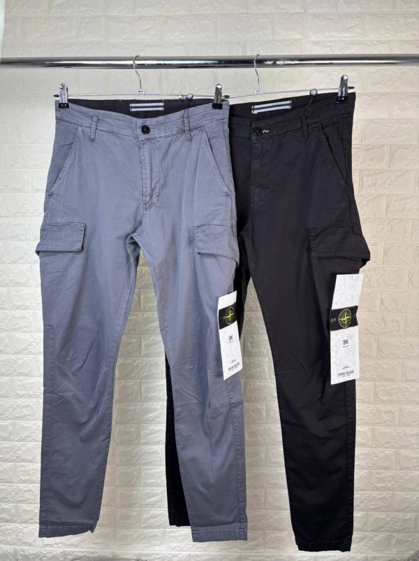 Stone Island Men's Regular-Tapered AAA Quality Cargo Pants