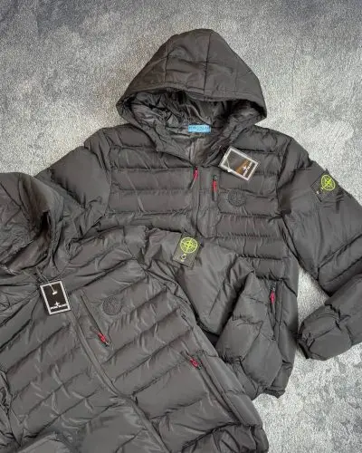 Stone Island Men's Scotch & Soda Puffer Down Jacket with Hood Reps AAA Quality