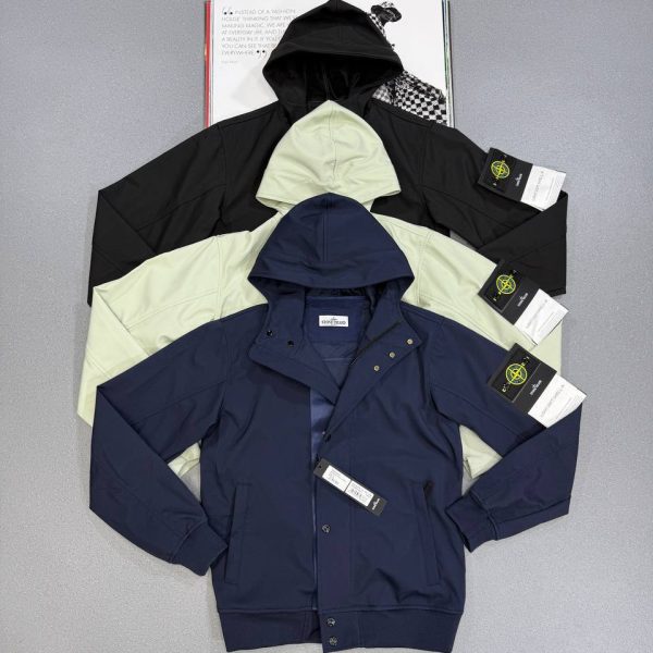 Stone Island Men's Soft Shell-R Replica Jacket