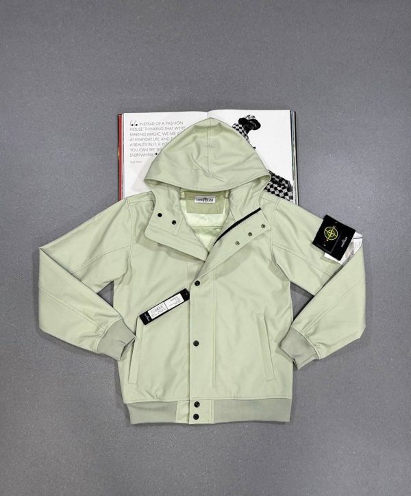 Stone Island Men's Soft Shell-R Replica Jacket beige 1 Stone Island Men's Soft Shell-R Replica Jacket beige 1