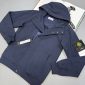 Stone Island Men's Soft Shell-R Replica Jacket navy blue