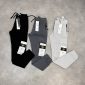 Stone Island Men's Straight-Leg Logo-Embroidered AAA Quality Cargo Pants