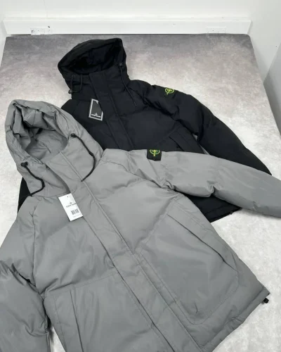 Stone Island Men's Water-Resistant Down Parka AAA Quality – 2 Colours