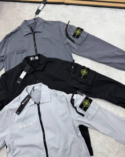 Stone Island Men's Zip-Up Overshirt