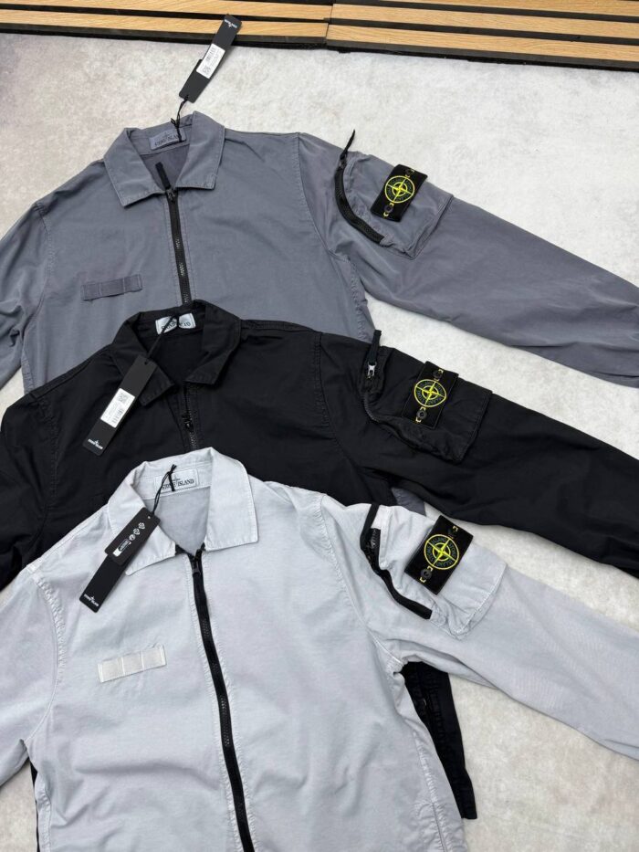 Stone Island Men's Zip-Up Overshirt