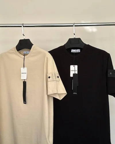 Stone Island Monogram Badge Replica T-Shirt for Men