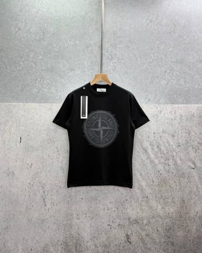 Stone Island Optical Logo AAA Quality T-Shirt for Men