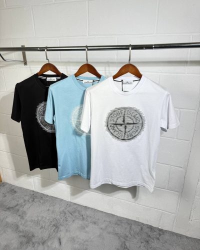 Stone Island Optical Two T-Shirt & Nylon Metal Shorts Replica Collection