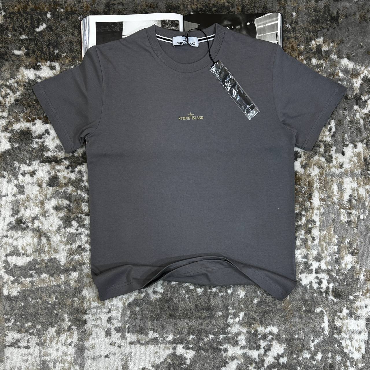 Stone Island Reflective One Badge Print Reps AAA Quality T-Shirt for Men – Multiple Colours - Image 4