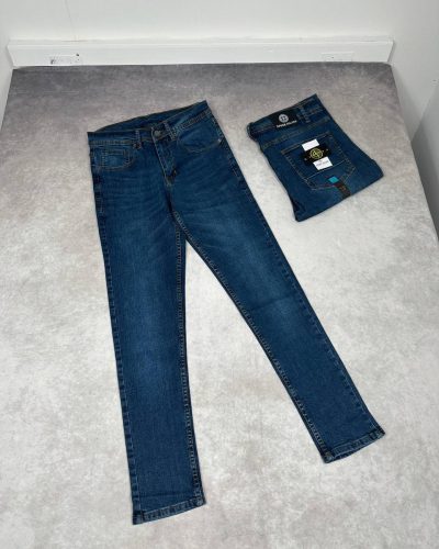Stone Island Slim Straight Fit Jeans for Men Luxury Replica Blue
