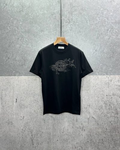 Stone Island Stamp One Logo T-Shirt for Men In AAA Quality