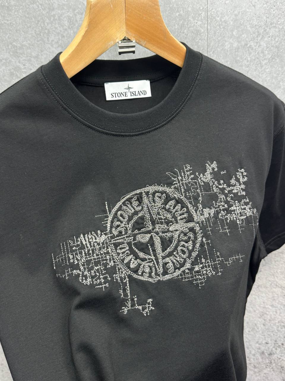 Stone Island Stamp One Logo T-Shirt for Men In AAA Quality – Multiple Colours - Image 4