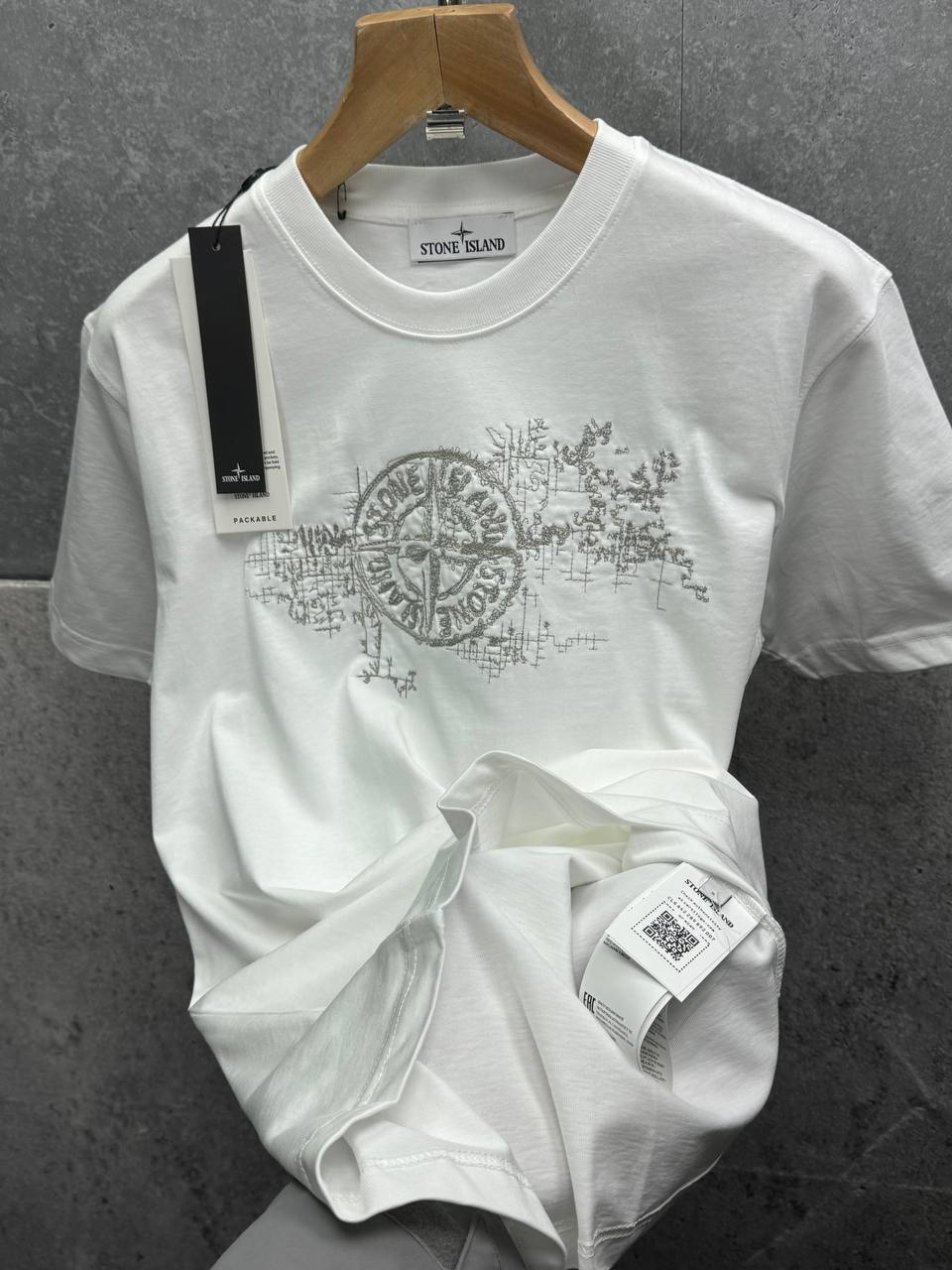 Stone Island Stamp One Logo T-Shirt for Men In AAA Quality – Multiple Colours - Image 7