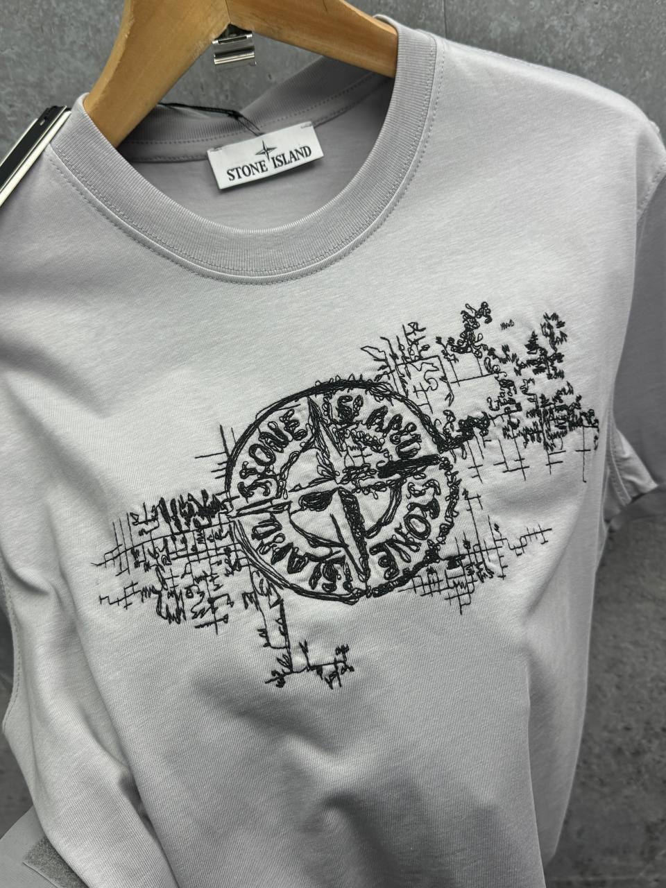 Stone Island Stamp One Logo T-Shirt for Men In AAA Quality – Multiple Colours - Image 5