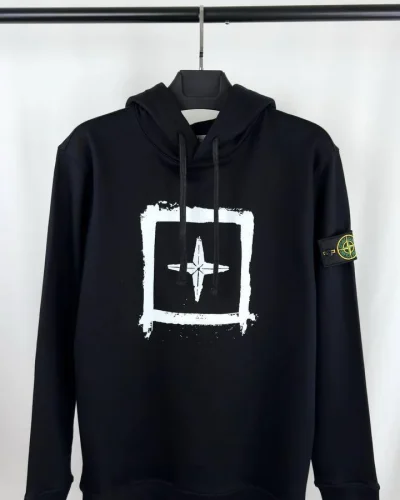 Stone Island Stencil Logo Reps AAA Quality Hoodie