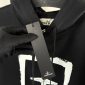 Stone Island Stencil Logo Reps AAA Quality Black Hoodie 1