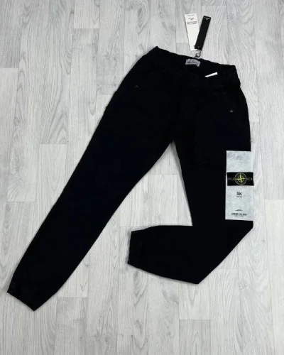 Stone Island Stretch-Cotton Men's Utility AAA Quality Cargo Jogger Pants