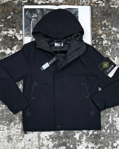 Stone Island Windproof Hooded Jacket for Men Super Clone Quality