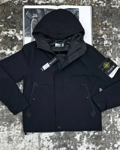 Stone Island Windproof Hooded Jacket for Men Super Clone Quality