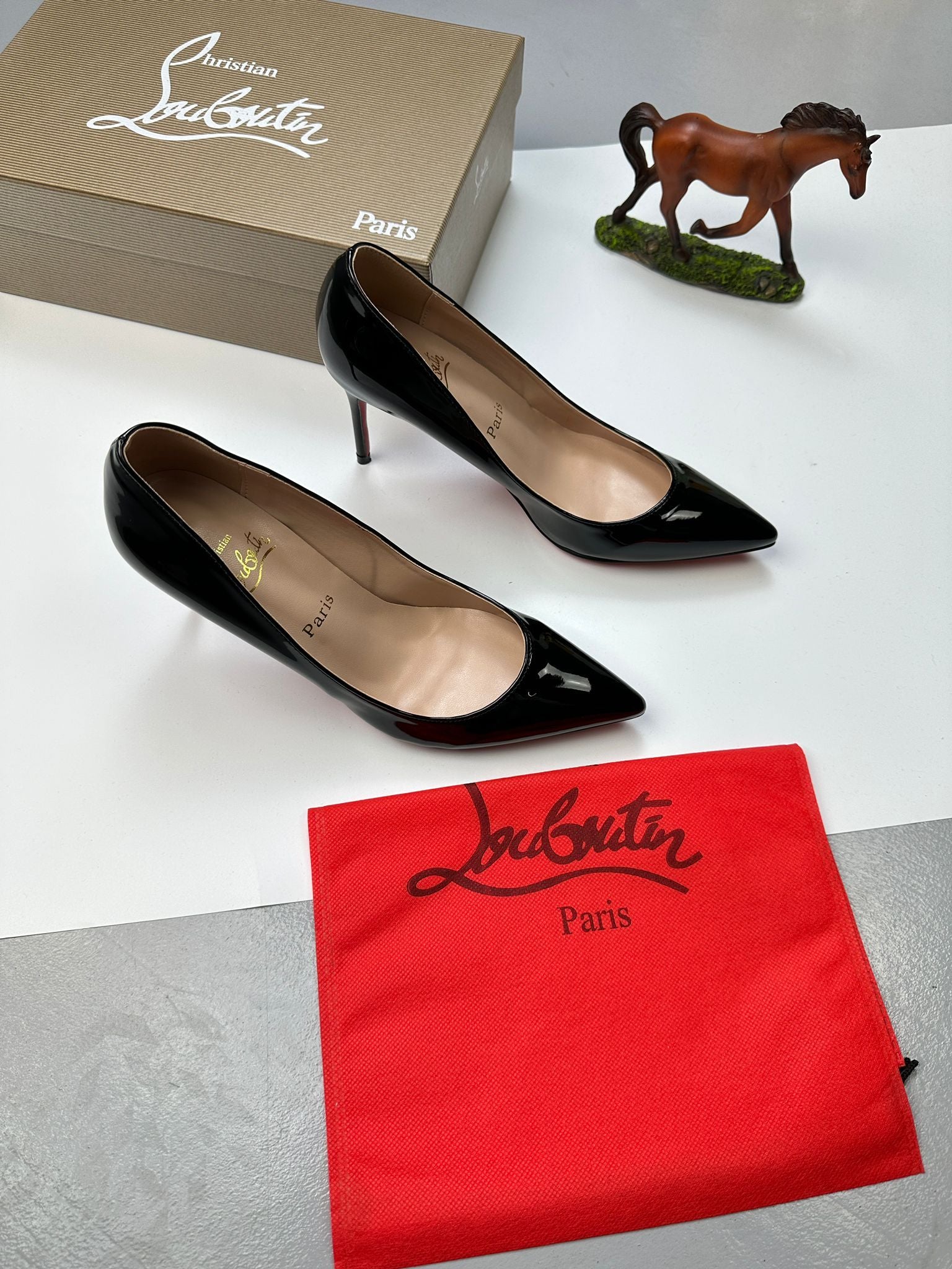 Christian Louboutin Paris Kate Women's Black Replica Heels