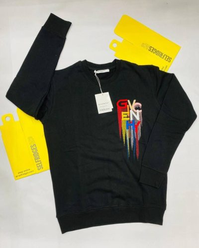 Givenchy Rainbow Signature Logo Jumper – Black