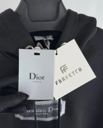 Couture Embroidered Logo Hooded Sweatshirt