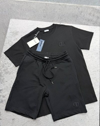 Men's CD Icon T-Shirt and Sweat Shorts Set