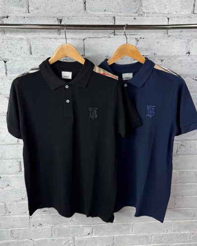 Burberry Cotton Piqué TB Monogram Polo Shirt for Men