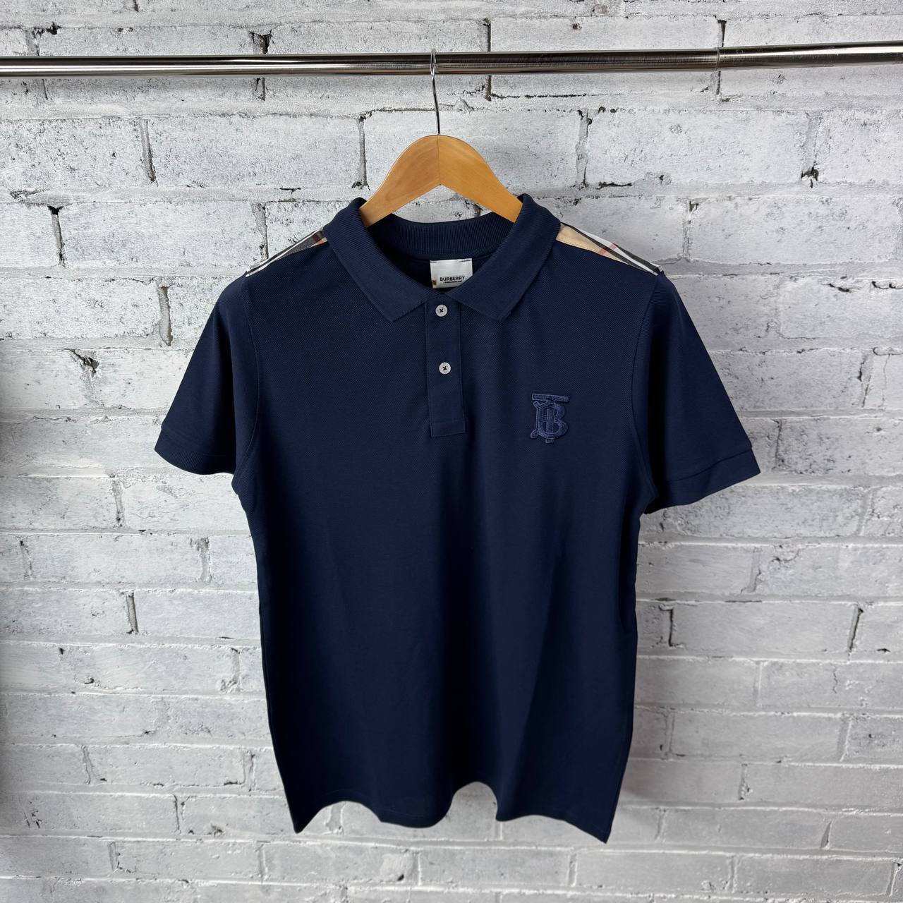 Burberry Cotton Piqué TB Monogram Polo Shirt for Men