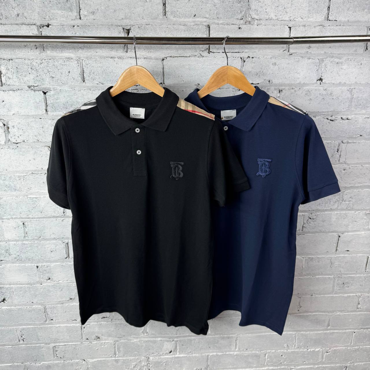 Burberry Cotton Piqué TB Monogram Polo Shirt for Men