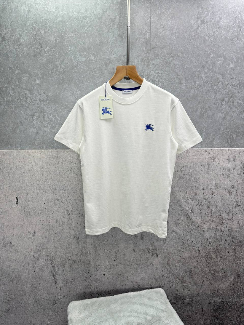Burberry EKD Embroidered Cotton Clone Quailty T-Shirt white