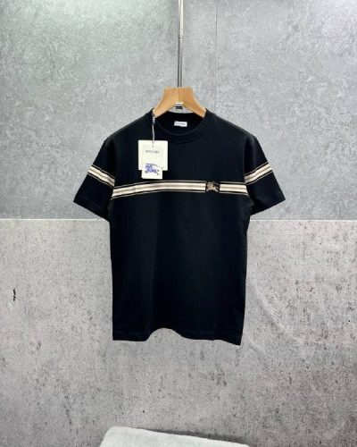 Burberry EKD Striped Cotton T-Shirt
