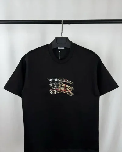 Burberry Knight Check Embroidered T-Shirt
