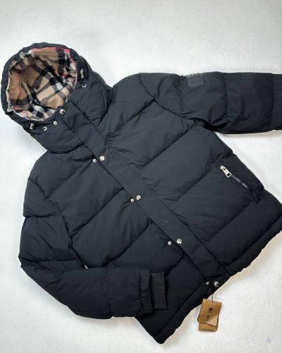 Burberry London Reversible Hooded Puffer Luxury Fake Jacket for Men