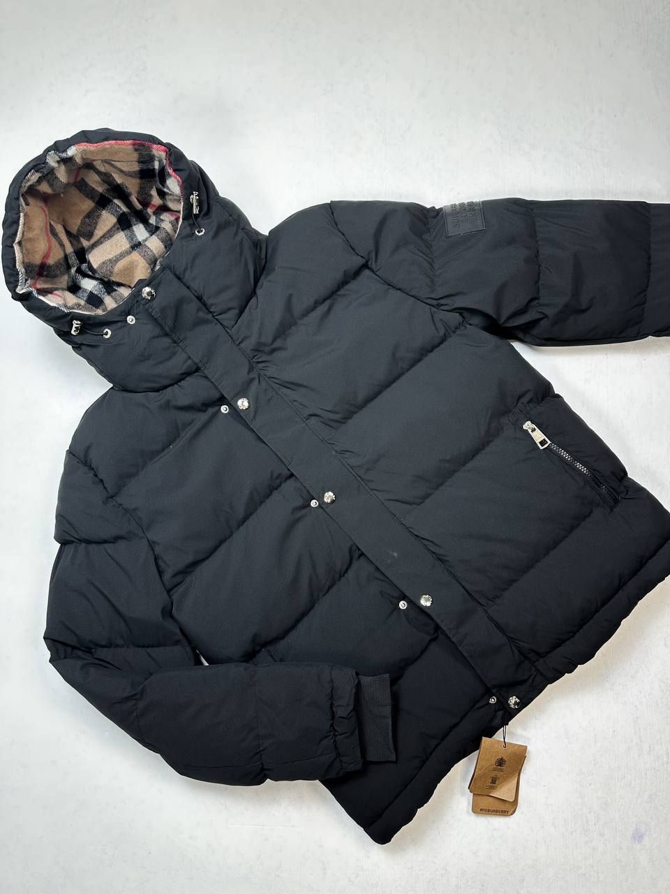 Burberry London Reversible Hooded Puffer Luxury Fake Jacket for Men