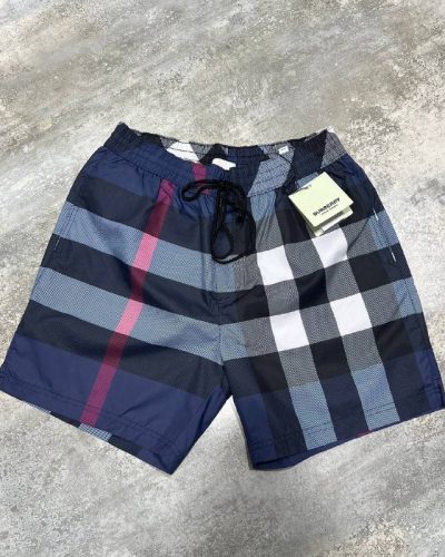Burberry Men's Check Swim Shorts – Carbon Blue