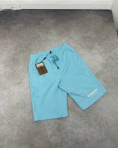 Burberry Men's Logo Print Straight-Leg Mid-Length Shorts