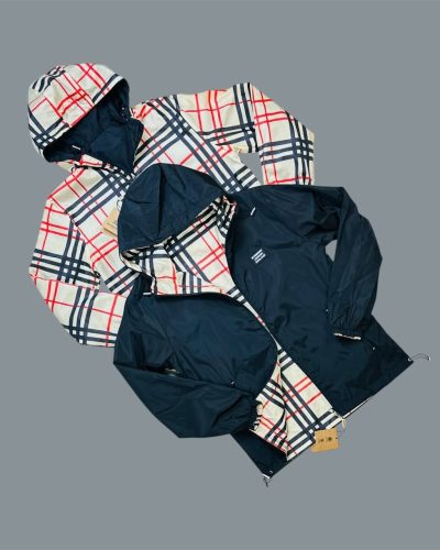 Burberry Reversible Hooded Nova Check 1:1 Mirror Quality Jacket for Men