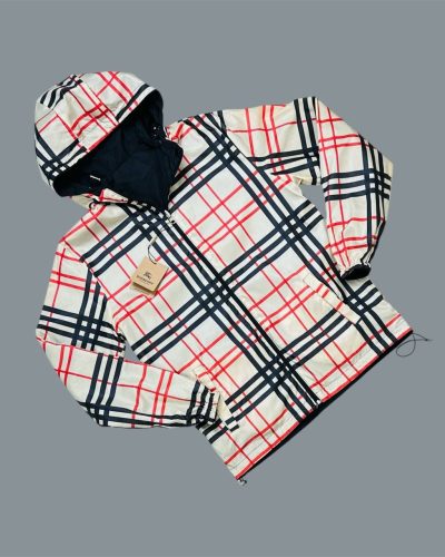 Burberry Reversible Hooded Nova Check 1-1 Mirror Quality Jacket for Men1
