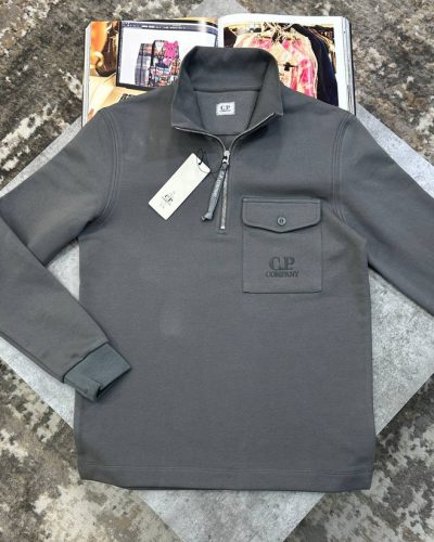 C.P. Company Diagonal Flatt Nylon Super Clone Quailty Jumper navy