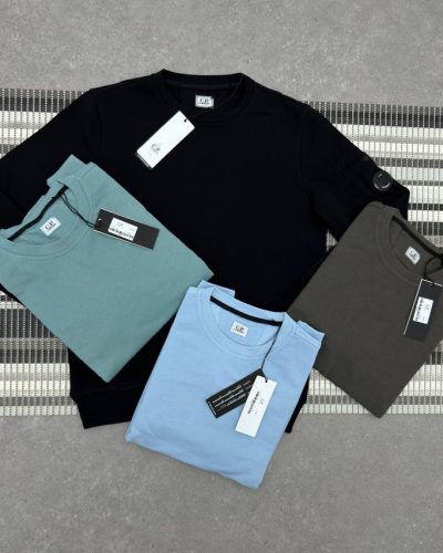 C.P. Company Diagonal Raised Cotton Lens Sweatshirt