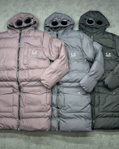 C.P. Company Goggle Down Mid Length Puffer Jacket AAA Quality