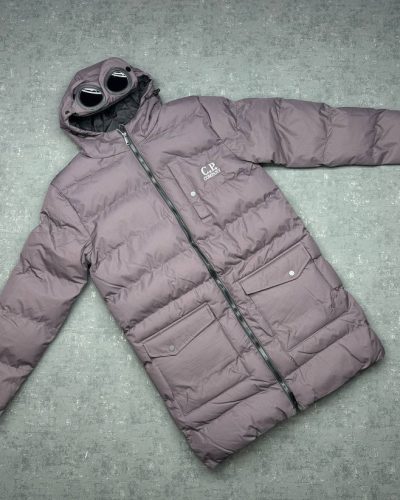 C.P. Company Goggle Down Mid Length Puffer Jacket AAA Quality purple C.P. Company Goggle Down Mid Length Puffer Jacket AAA Quality purple