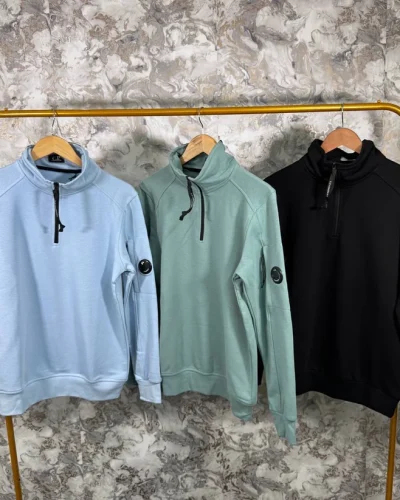 C.P. Company Light Fleece Zip Jumper AAA Quailty