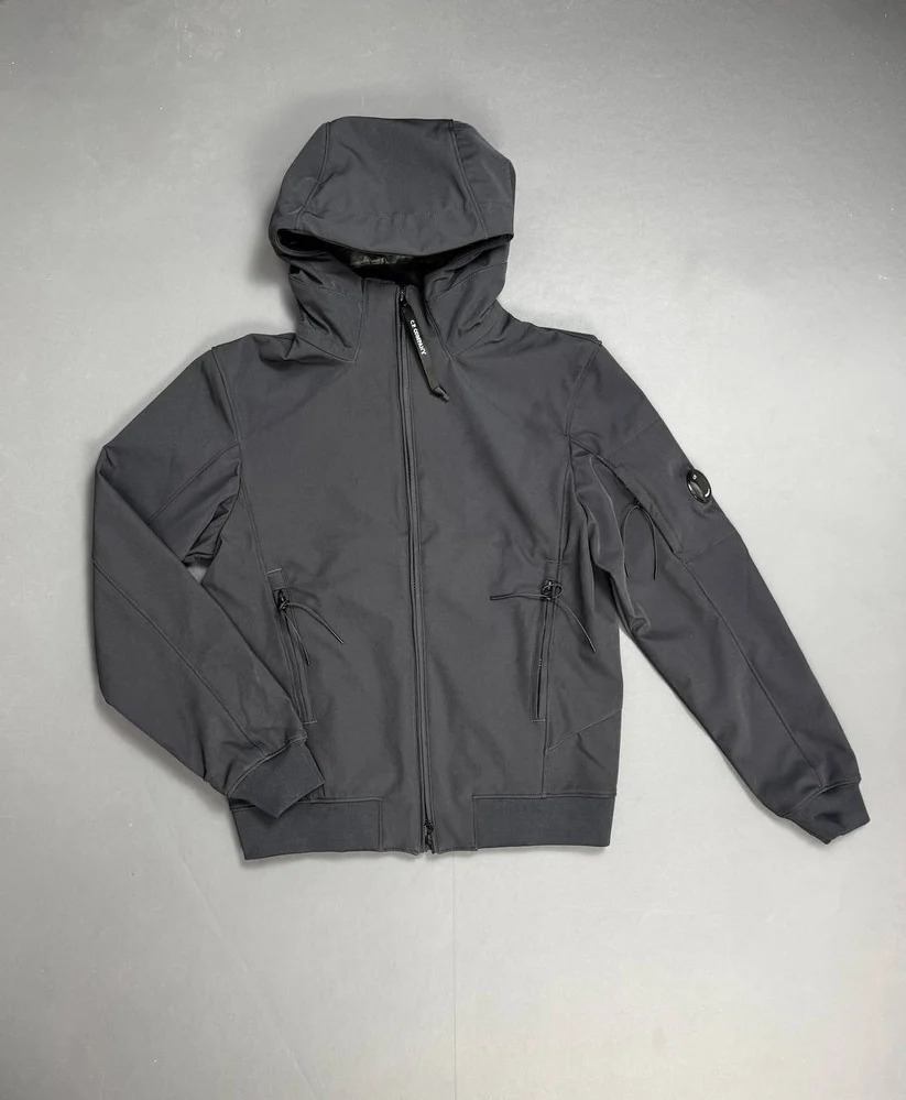 C.P. Company Shell-R Logo Printed Jacket Clone Quality grey