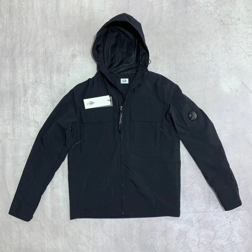 CP Company Chrome-R Hooded Super Clone Quality Jacket black