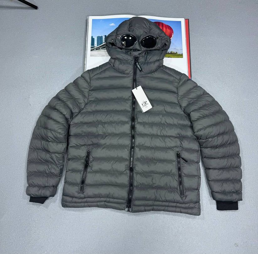 CP Company Puffer Goggle Down Winter Jacket Super Clone Quality grey
