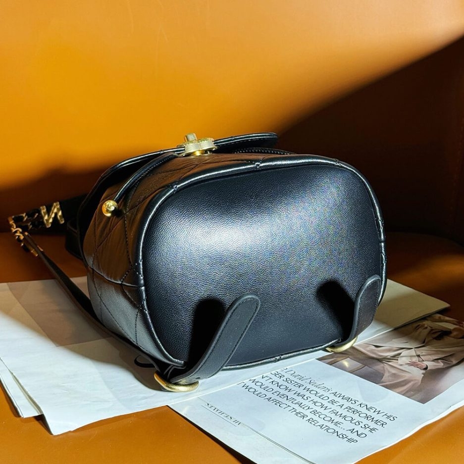 Chanel Backpack AS4866 – Black Lambskin - Image 5