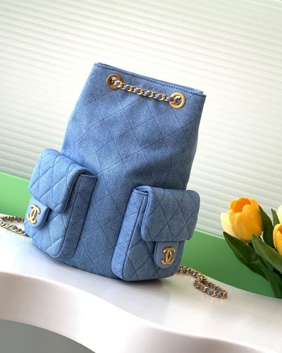 Chanel Backpack AS5310 – Blue Denim