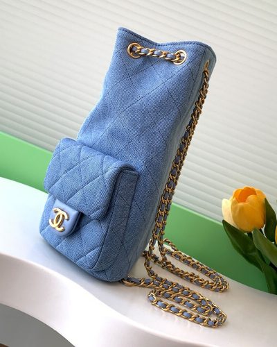 Chanel Backpack AS5310 – Blue Denim2